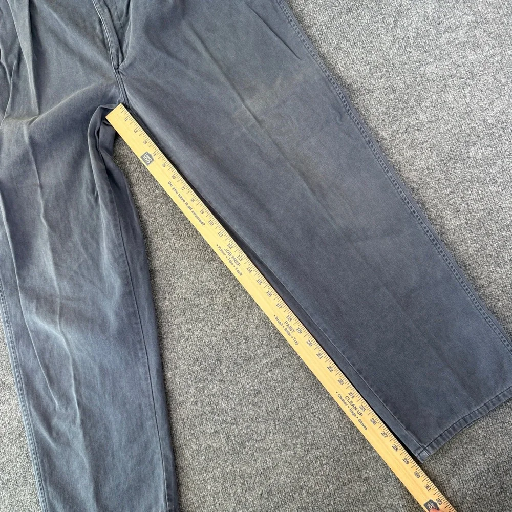 Vintage Polo Ralph Lauren Pants Mens 34x30 Blue Pleated Chino Andrew 90s